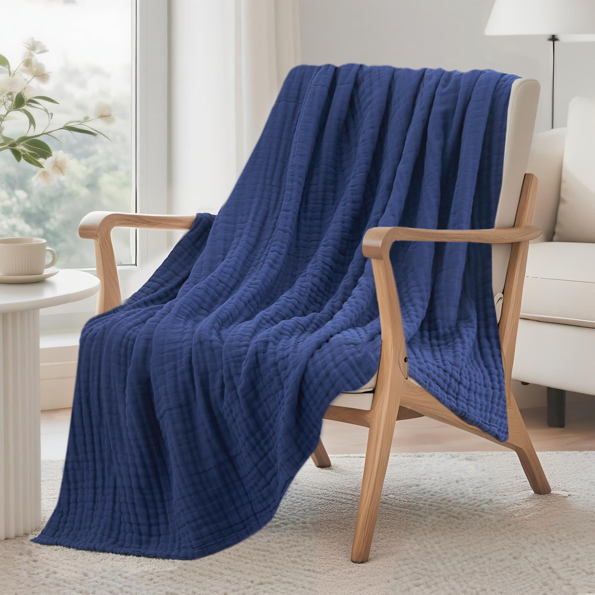 Muslin Cotton Bedspread - Cobertor de Musselina 100% Algodão de