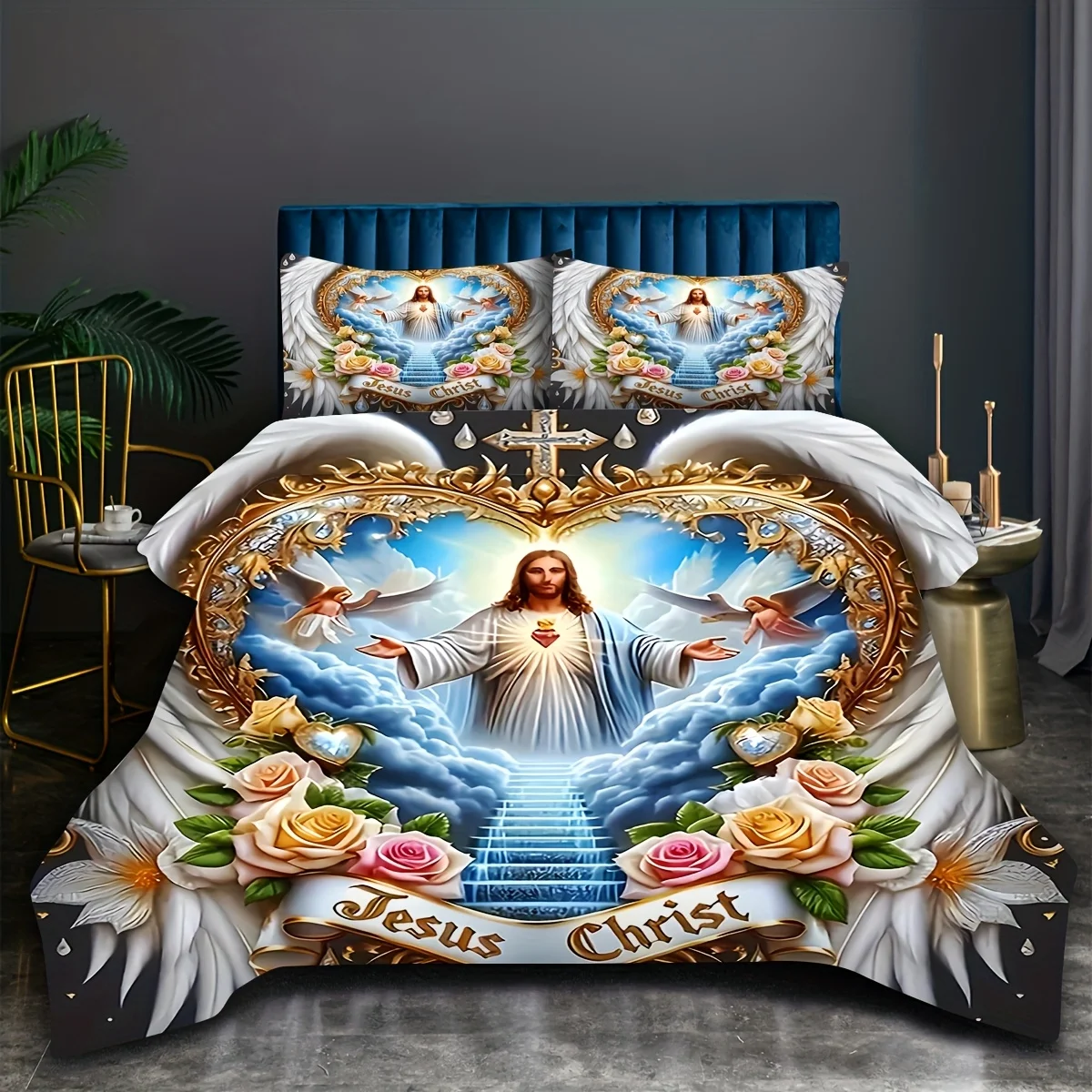 Duvet Cover Sets With Zipper - Conjunto de Cama com Estampa Digital
