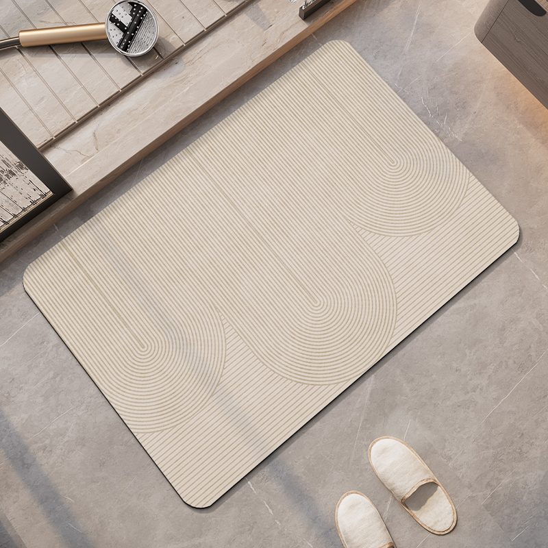 Quick Dry Diatomite Bath Mat - Diatomita Absorvente Diatomita Foot Mats, Tapete