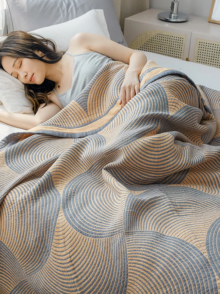 Muslin Cotton Bedspread - Cobertor de Cama de Casal de