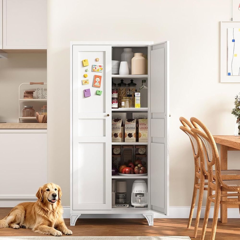 Kitchen - Armário de Armazenamento Metálico com 2