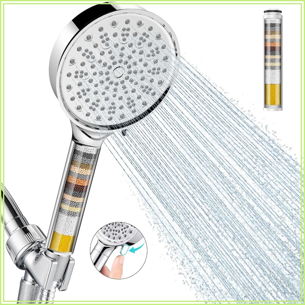 High Pressure Shower Head Handheld - Ducha Filtrada com Ducha Manual, Alta