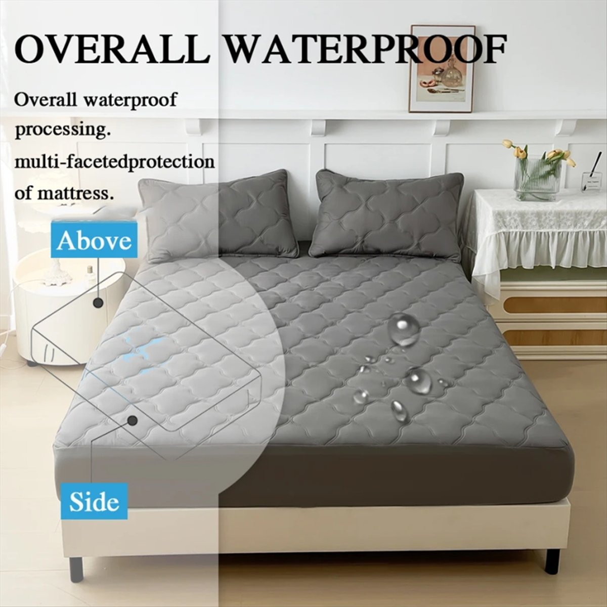 Waterproof Mattress Protector Breathable - Lençóis de cama aprendidos à prova