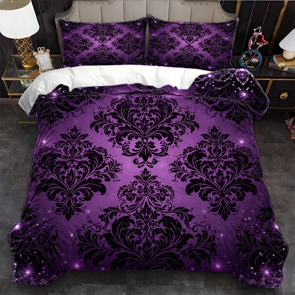 Duvet Cover Sets With Zipper - Conjunto de Capa de Edredom Floral