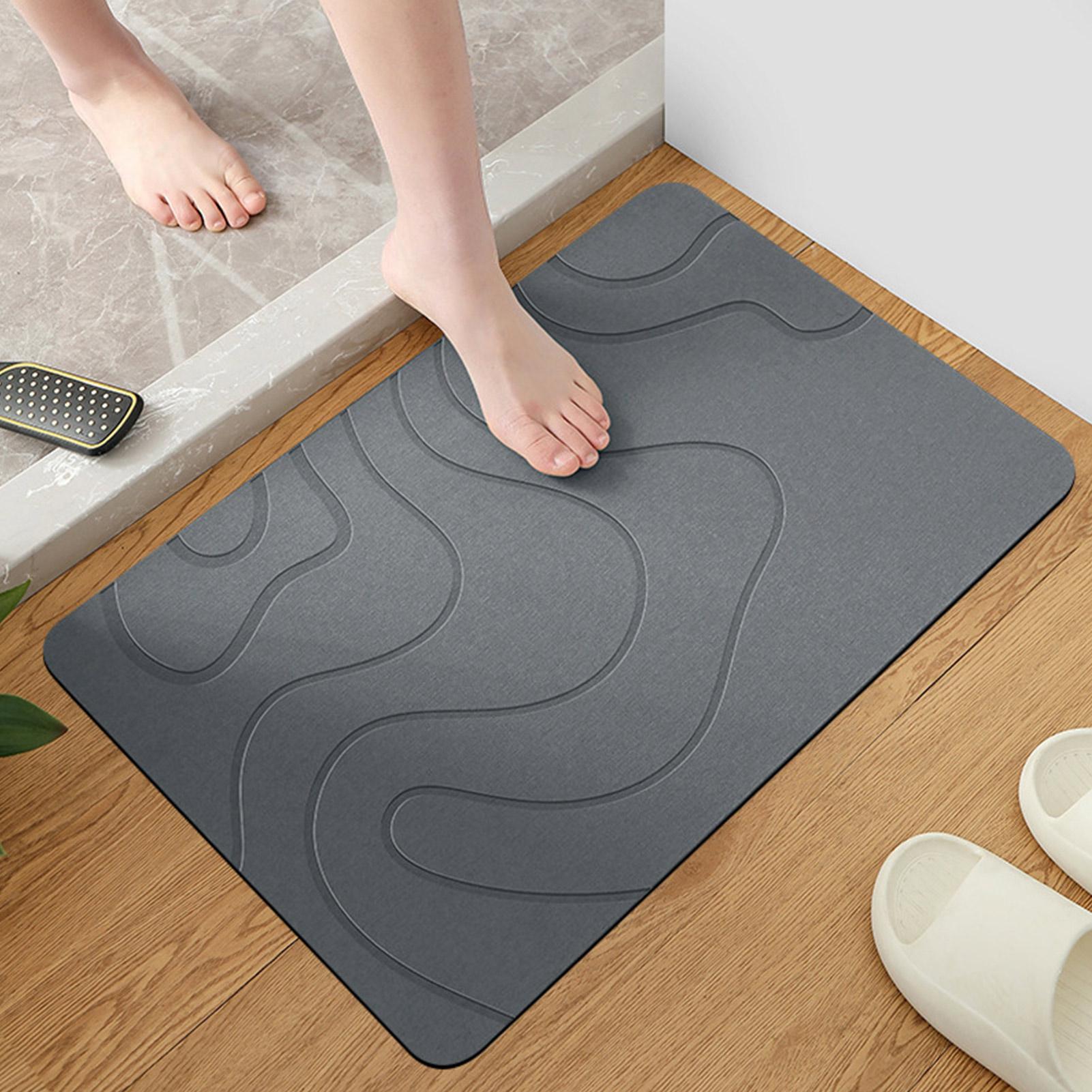 Quick Dry Diatomite Bath Mat - Tapete de banho de pedra de