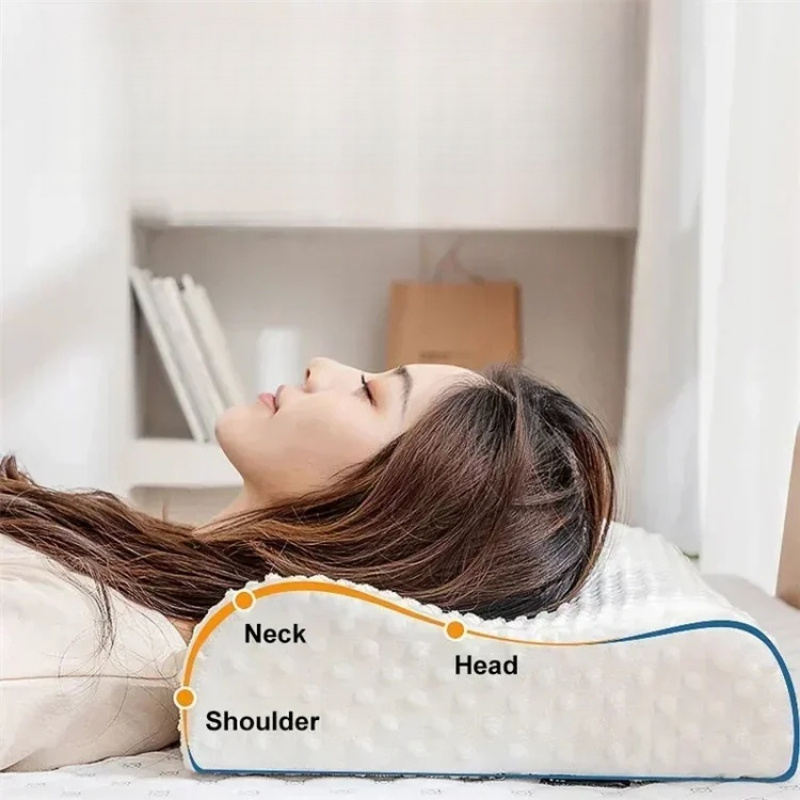 Memory Foam Orthopedic Pillow Neck Pain - ​ ​ Travesseiro de dormir de