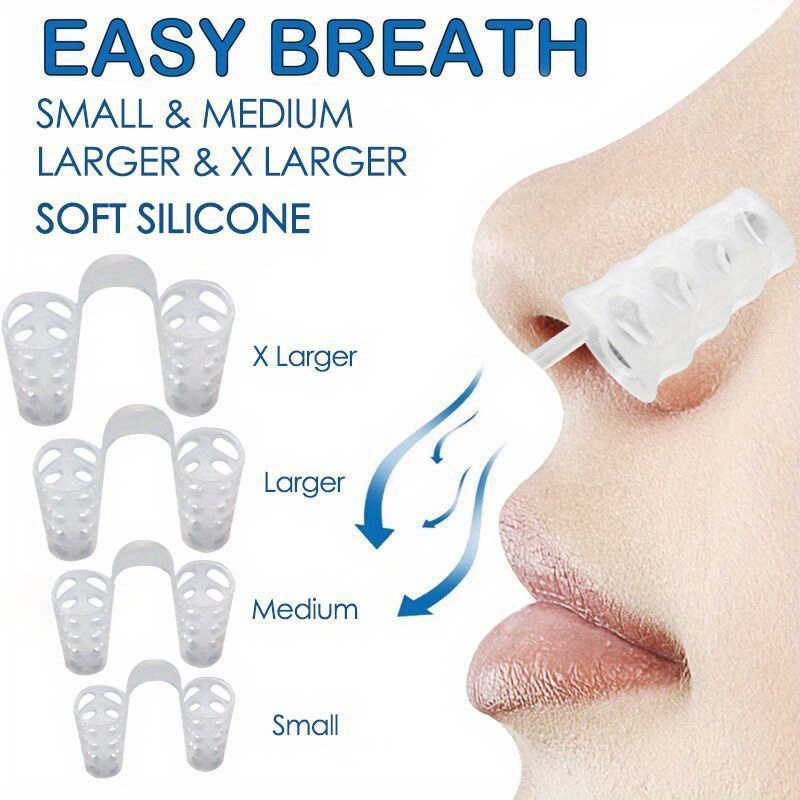 Anti Snore Contour Pillow - 8 pçs/set anti ronco dilatador nasal