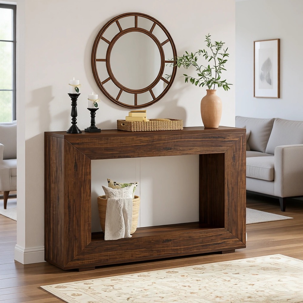Storage & Organization - Mesa Console Estilo Fazenda de 47