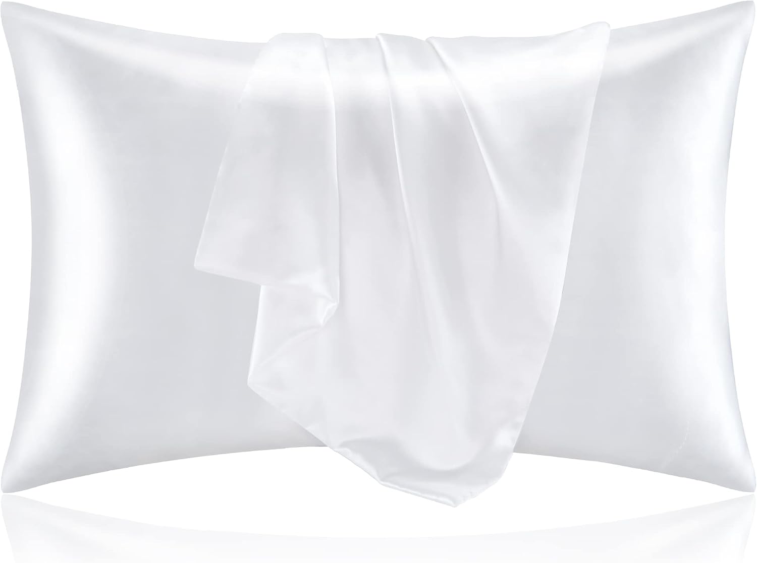 Satin Silk Pillowcase Hair Skin - Conjunto de 2 Fronhas de Cetim