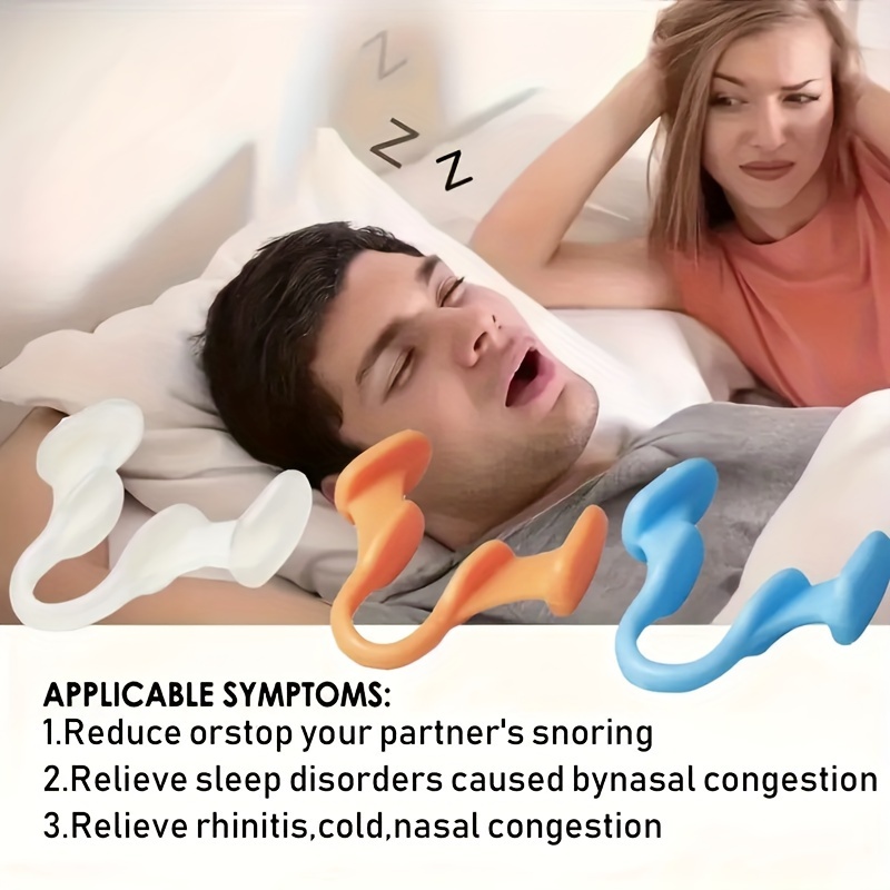 Anti Snore Contour Pillow - Expansores de nariz de silicone para