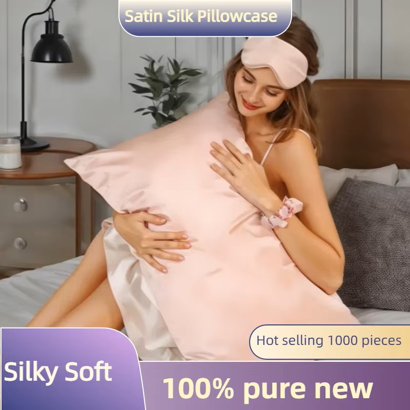 1/2 Peças Fronha de Cetim de S - Satin Silk Pillowcase Hair Skin avaliação e preço