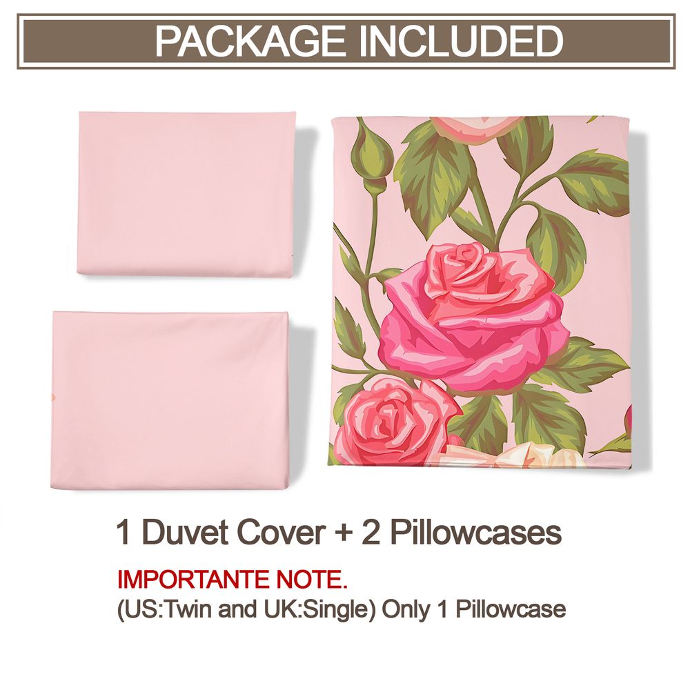 Conjunto de Capa de Edredom co - Aesthetic Floral Duvet Cover avaliação e preço