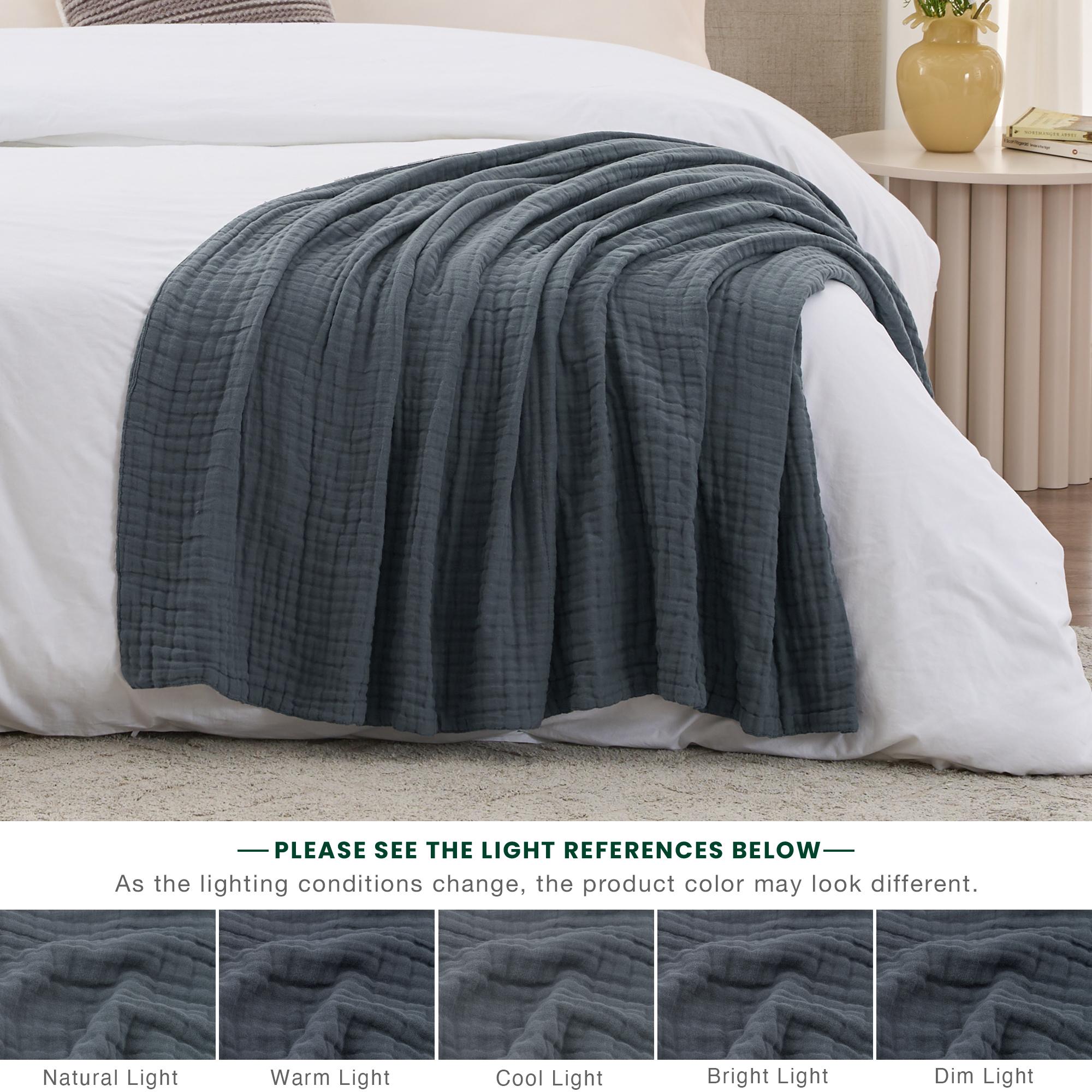 Cobertor de Musselina 100% Alg - Muslin Cotton Bedspread avaliação e preço