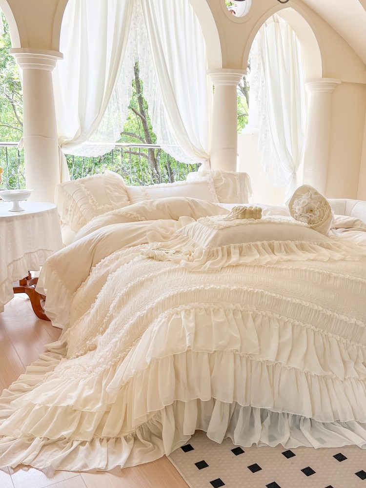 Conjunto de cama 100% algodão  - Aesthetic Floral Duvet Cover avaliação e preço