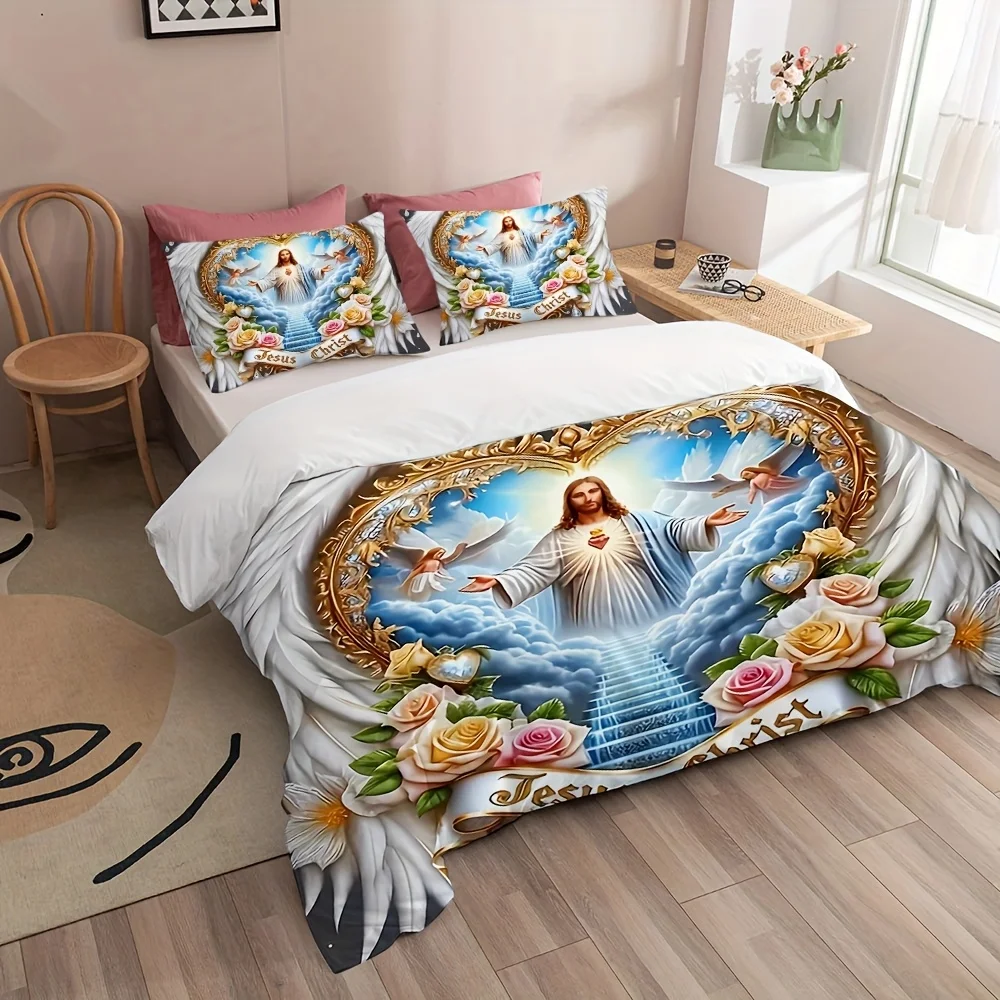 Conjunto de Cama com Estampa D - Duvet Cover Sets With Zipper avaliação e preço