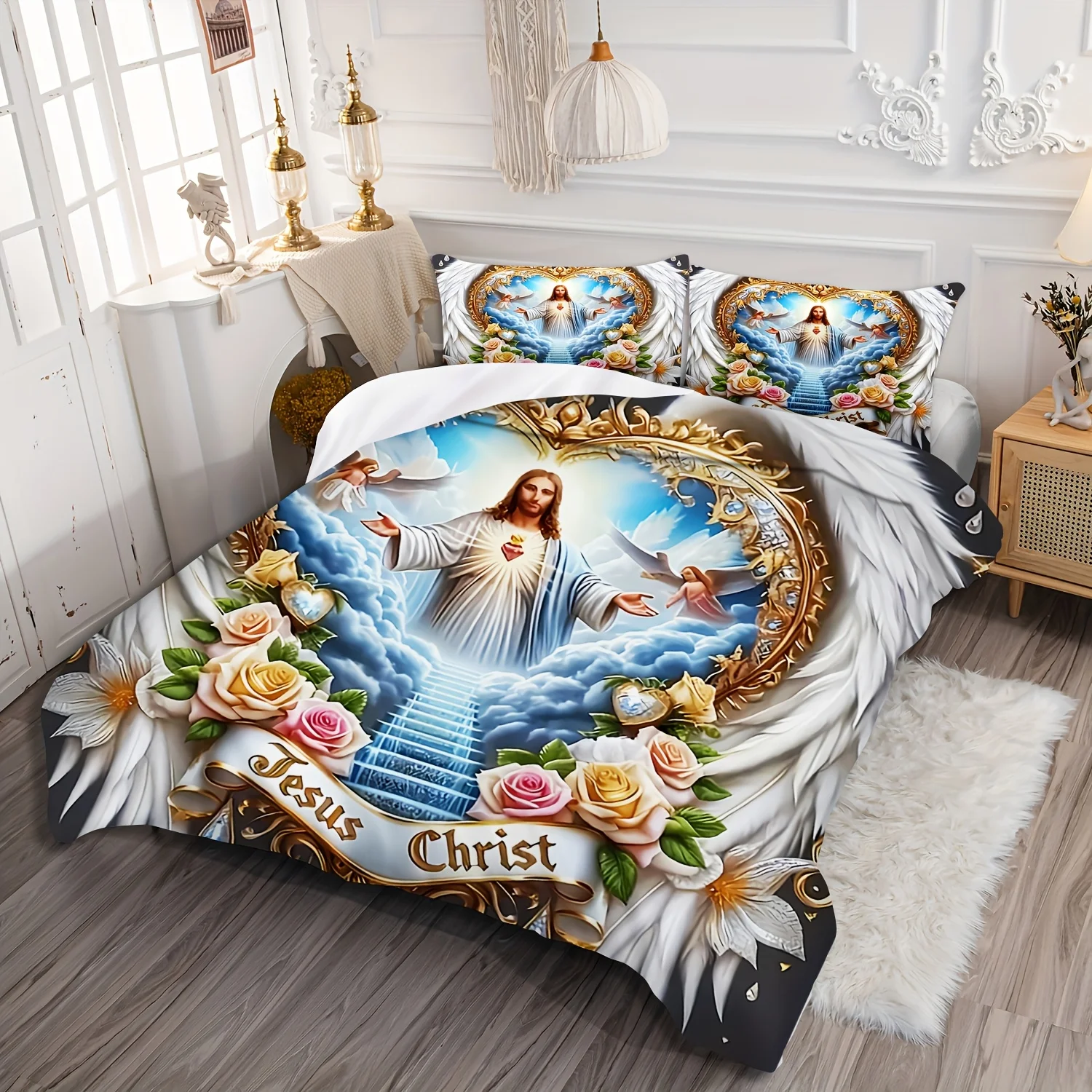 Conjunto de Cama com Estampa D - Duvet Cover Sets With Zipper avaliação e preço