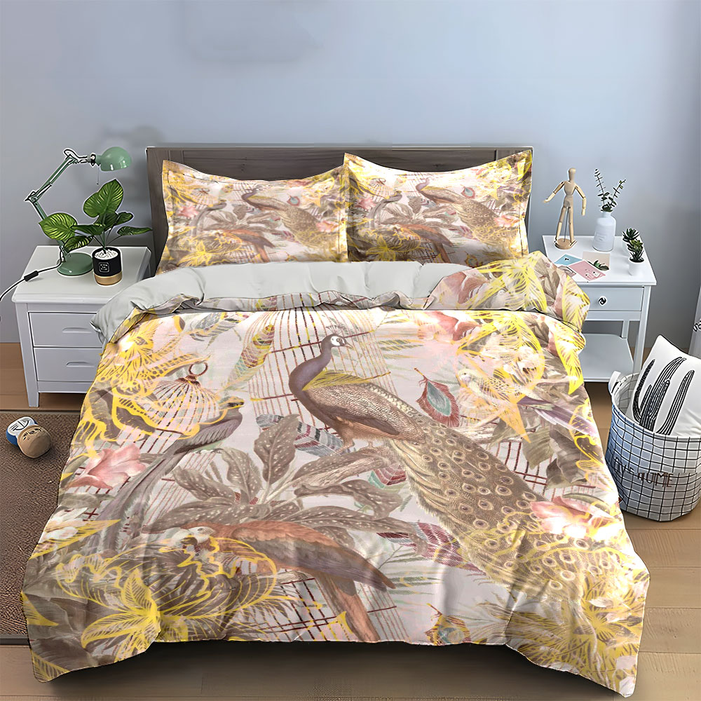Conjunto de roupa de cama vint - Aesthetic Floral Duvet Cover avaliação e preço