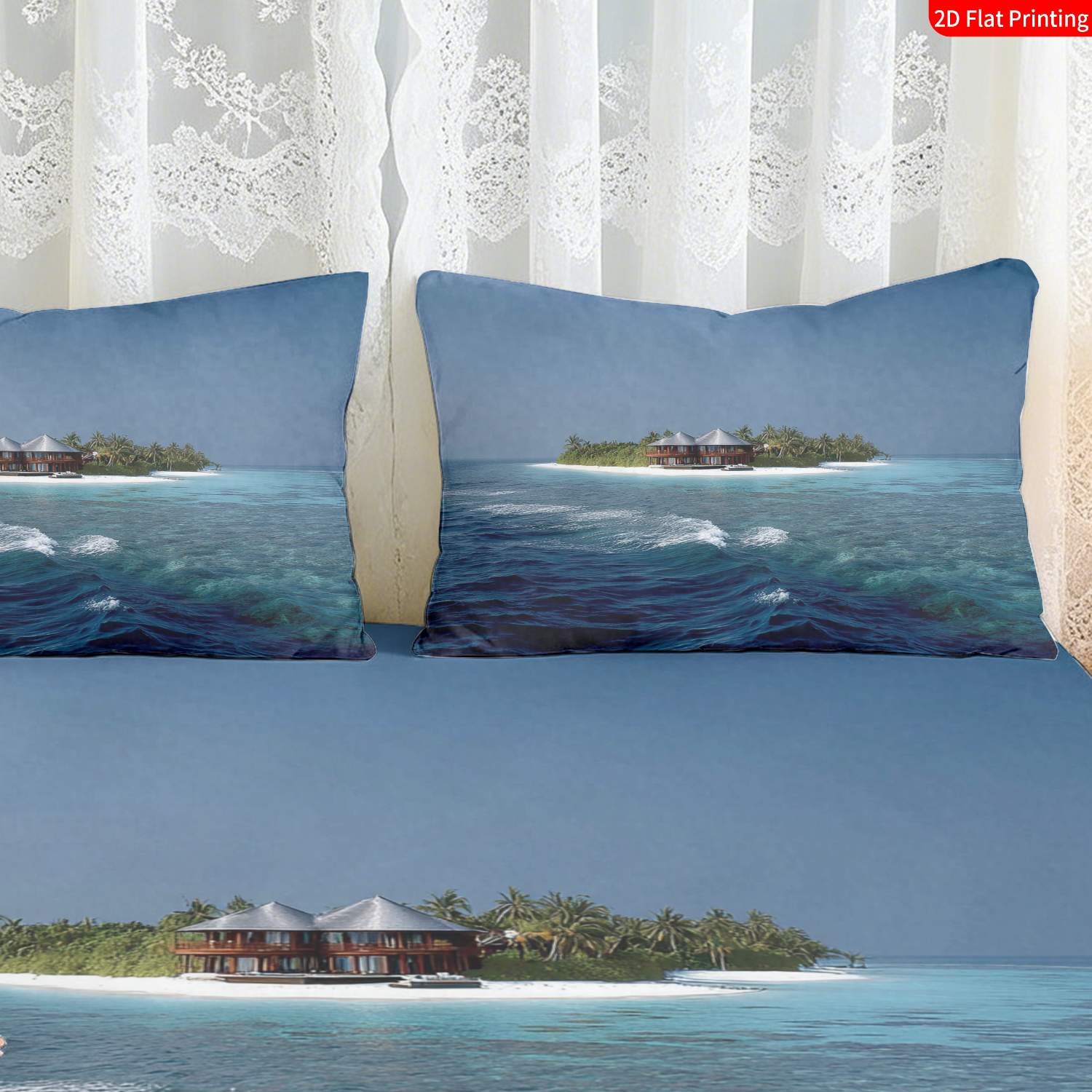 Conjunto de Cama Ilha Tropical - Fitted Bed Sheets Deep Pocket avaliação e preço