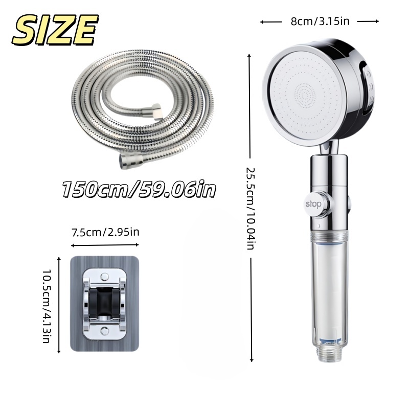 Chuveiro Manual de Alta Pressã - High Pressure Shower Head Handheld avaliação e preço