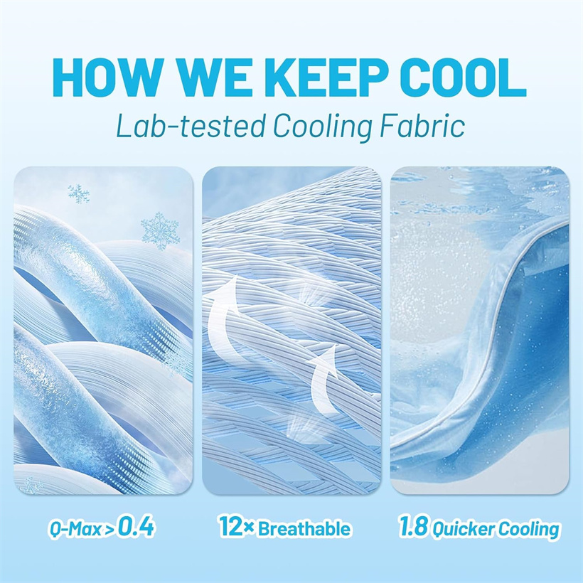 Lençol de Cama Refrescante com - Fitted Bed Sheets Deep Pocket avaliação e preço