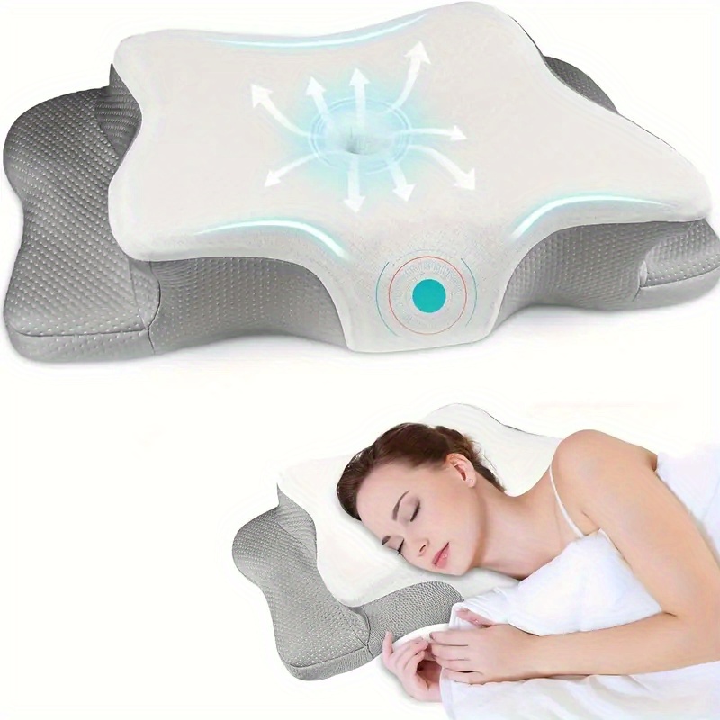 Almofada ortopédica inodora pa - Memory Foam Orthopedic Pillow Neck Pain avaliação e preço