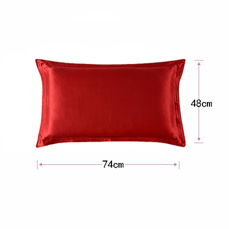 48x74cm fronha retalhos sólido - Satin Silk Pillowcase Hair Skin avaliação e preço