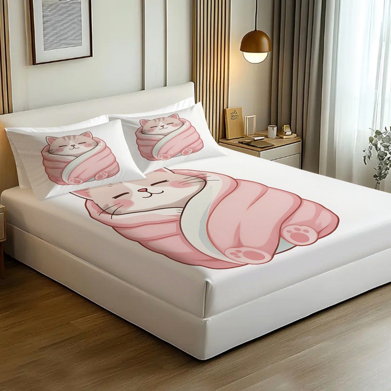 Conjunto de Lençóis Ajustáveis - Fitted Bed Sheets Deep Pocket avaliação e preço