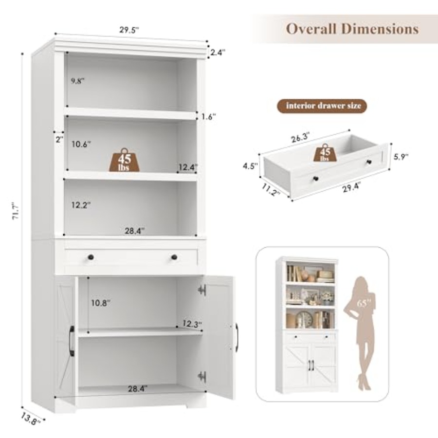 Estante 72H com Armazenamento  - Storage & Organization avaliação e preço