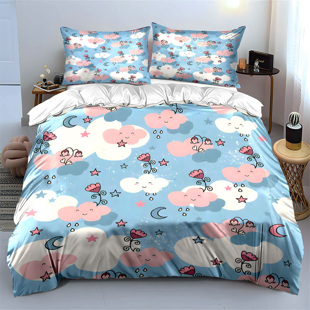 Conjunto de capa de edredom co - Duvet Cover Sets With Zipper avaliação e preço
