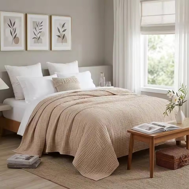 Cobertores de Algodão Muslin d - Muslin Cotton Bedspread avaliação e preço