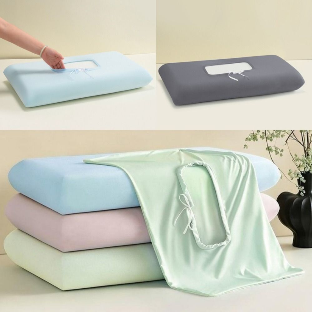 Nova Fronha de Seda Ice Feel e - Satin Silk Pillowcase Hair Skin avaliação e preço