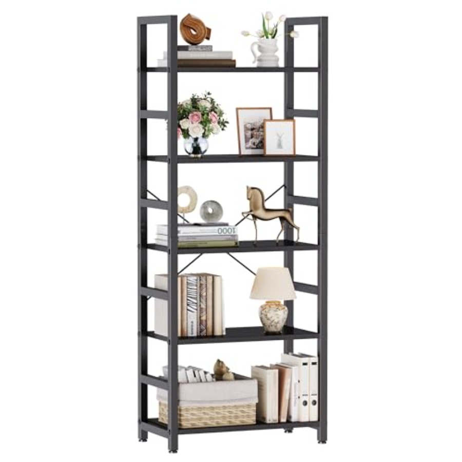 Estante de Livros de 5 Níveis, - Storage & Organization avaliação e preço