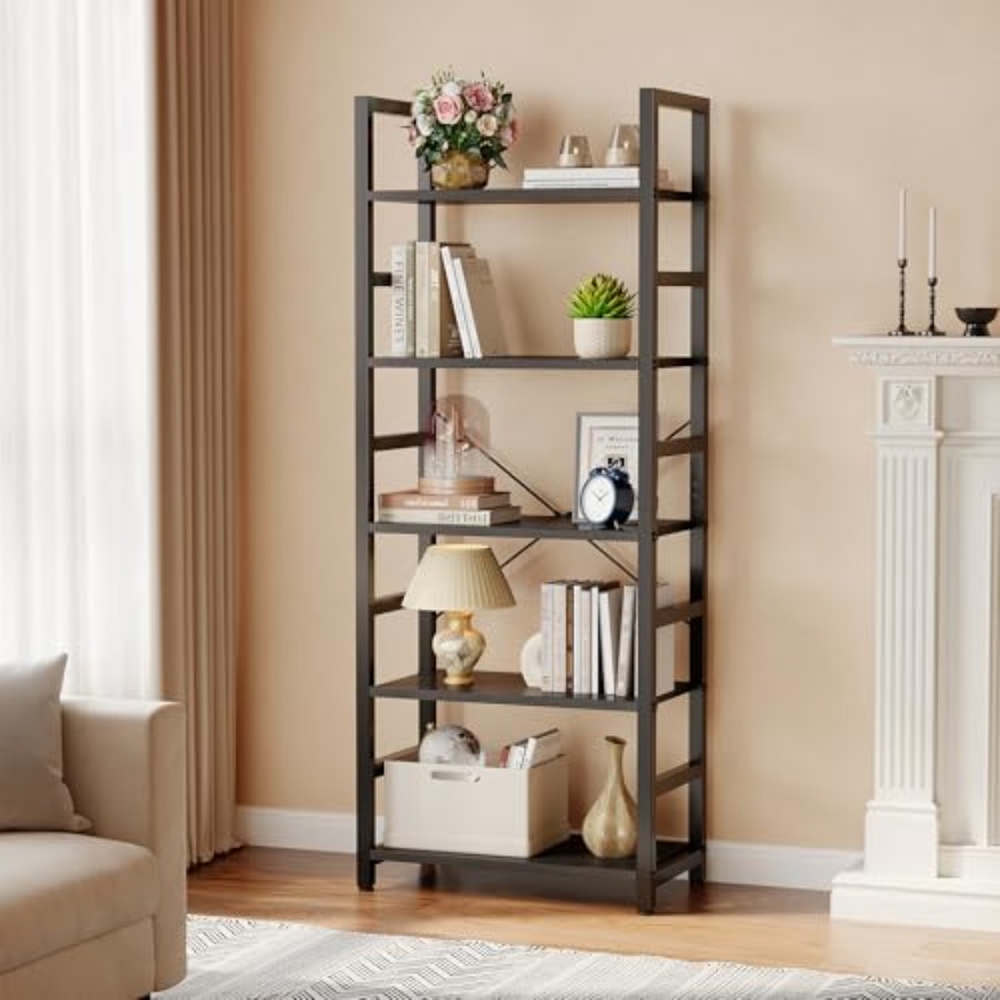 Estante de Livros de 5 Níveis, - Storage & Organization avaliação e preço
