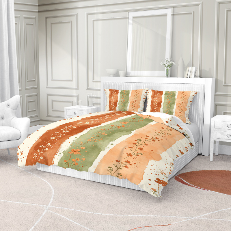 Conjunto de Cobre-Leito Sem En - Aesthetic Floral Duvet Cover avaliação e preço