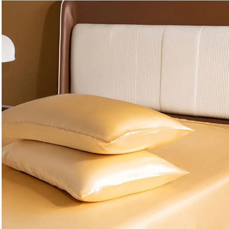 Conjunto de fronhas de cetim s - Satin Silk Pillowcase Hair Skin avaliação e preço