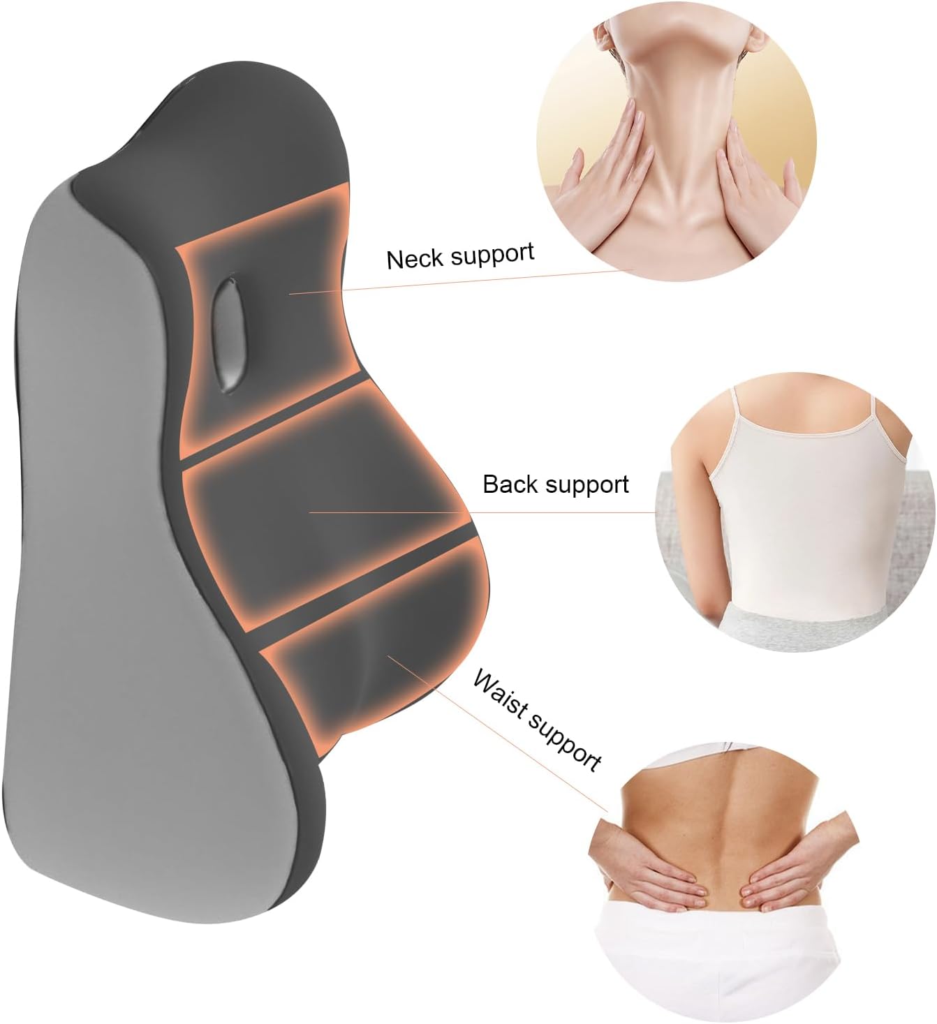 Almofada de Apoio Íntimo para  - Memory Foam Orthopedic Pillow Neck Pain avaliação e preço