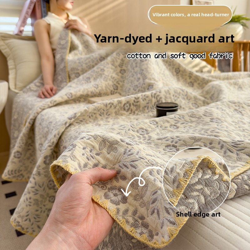 Manta de Musselina 100% Algodã - Muslin Cotton Bedspread avaliação e preço