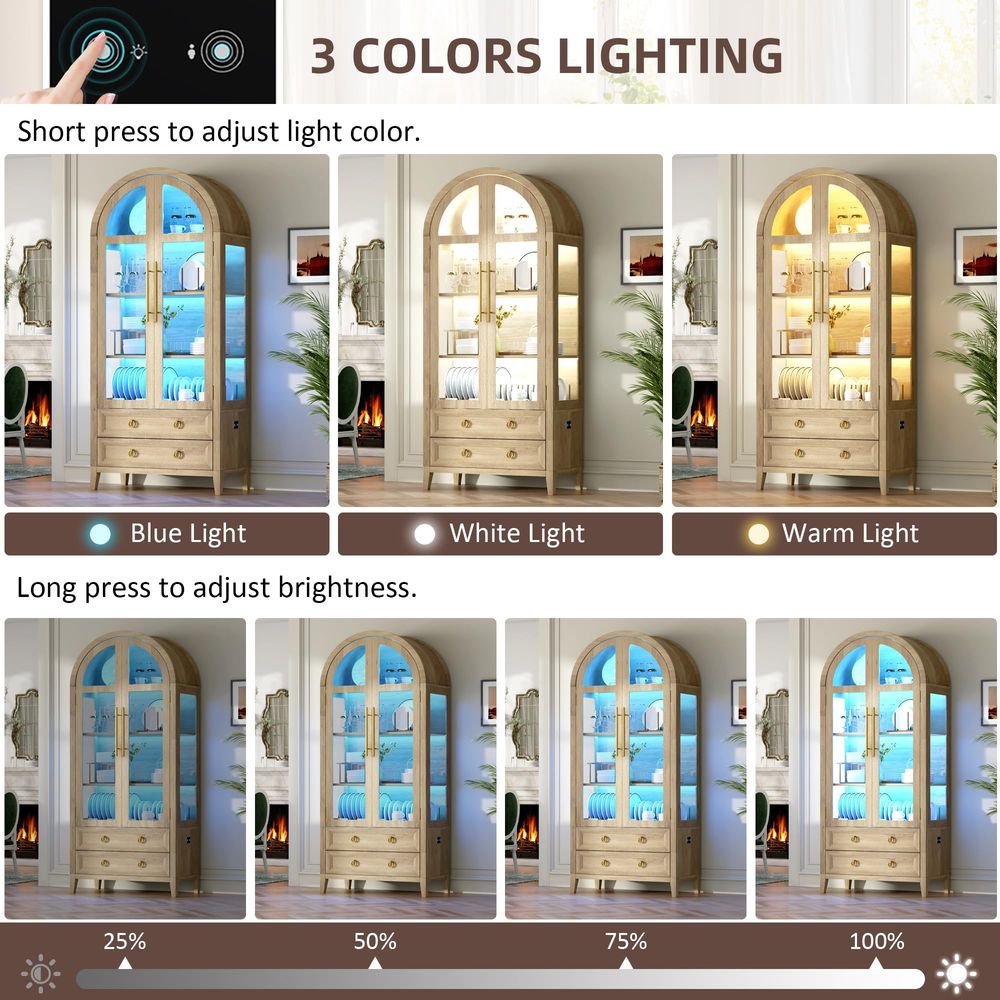 Armário Curvo de 71 Polegadas  - Lighting avaliação e preço