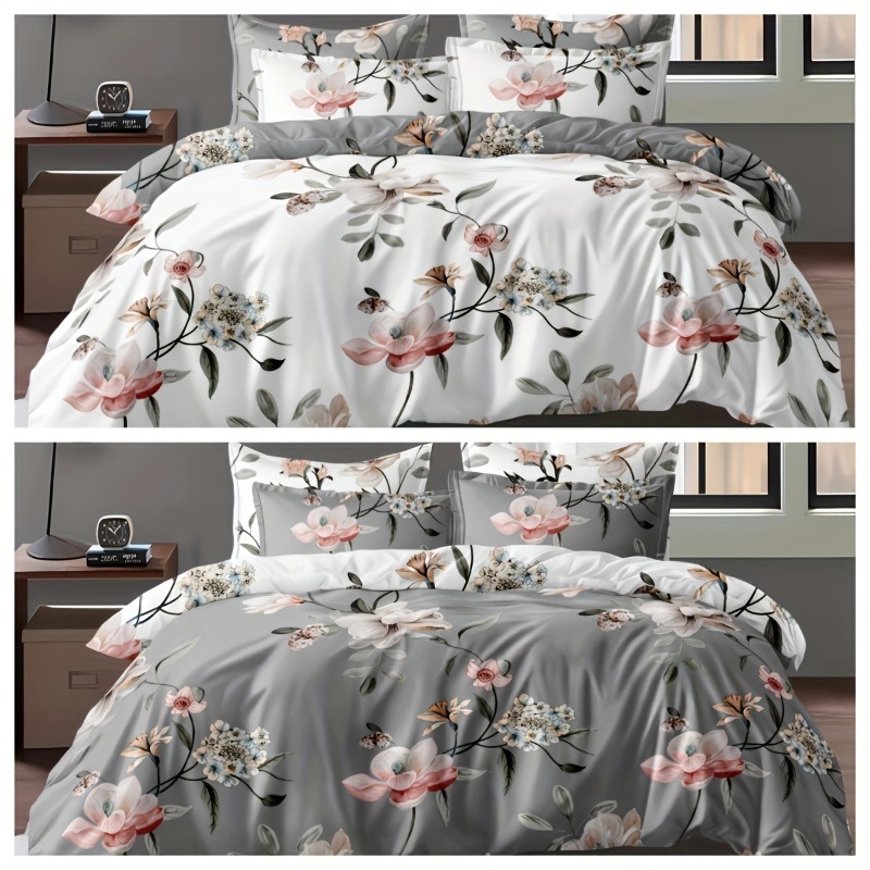 Conjunto de Capa de Edredom Fl - Aesthetic Floral Duvet Cover avaliação e preço