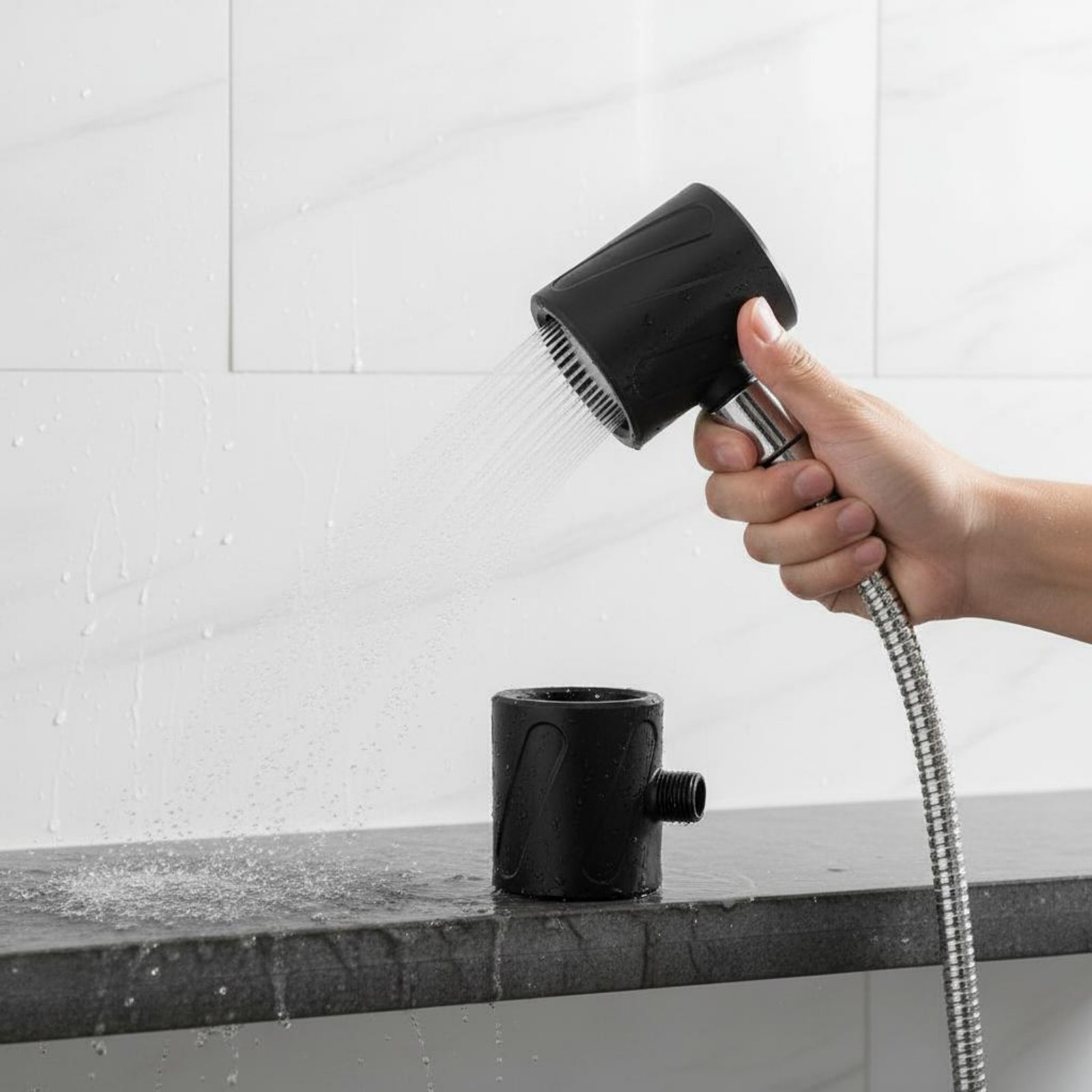 Chuveiro Portátil Atualizado d - High Pressure Shower Head Handheld avaliação e preço