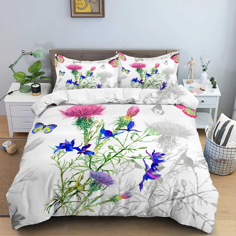 Conjunto de cama borboleta 3d  - Duvet Cover Sets With Zipper avaliação e preço