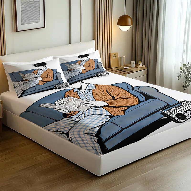 Conjunto de Lençóis Ajustáveis - Fitted Bed Sheets Deep Pocket avaliação e preço