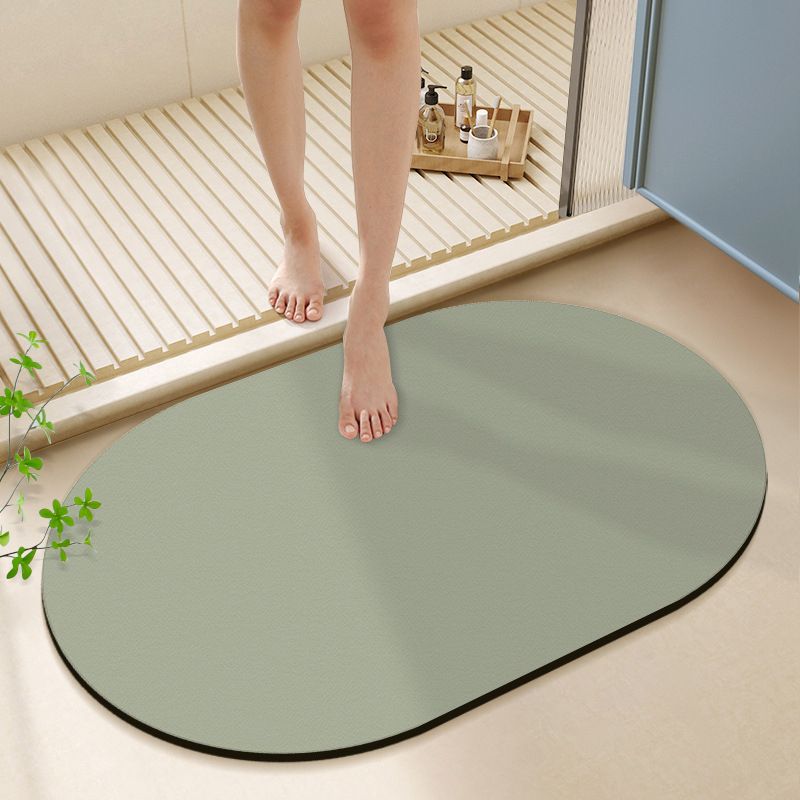 Tapete de Banho Oval Irregular - Quick Dry Diatomite Bath Mat avaliação e preço