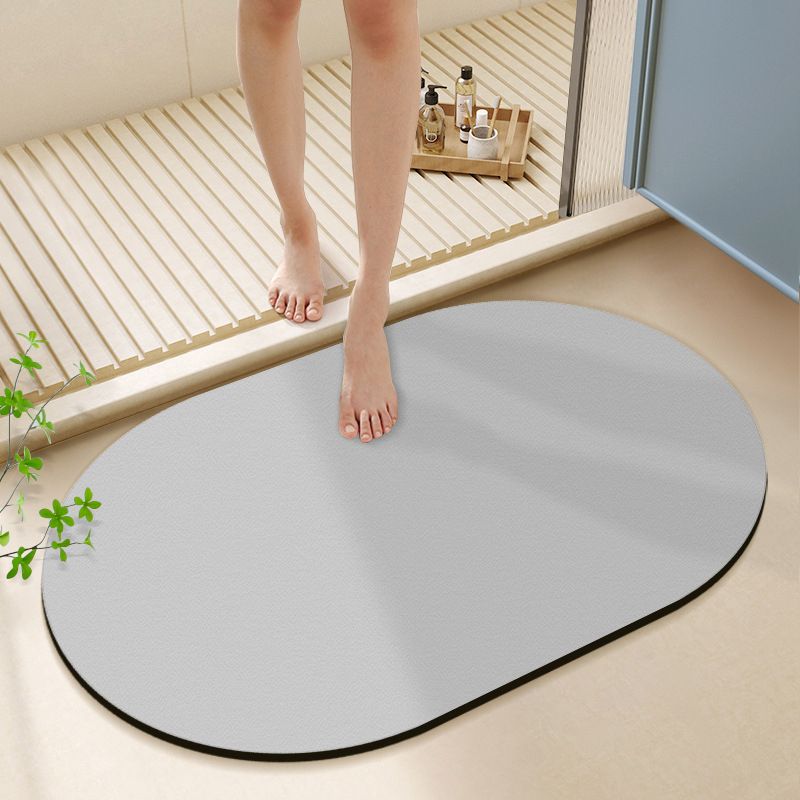 Tapete de Banho Oval Irregular - Quick Dry Diatomite Bath Mat avaliação e preço
