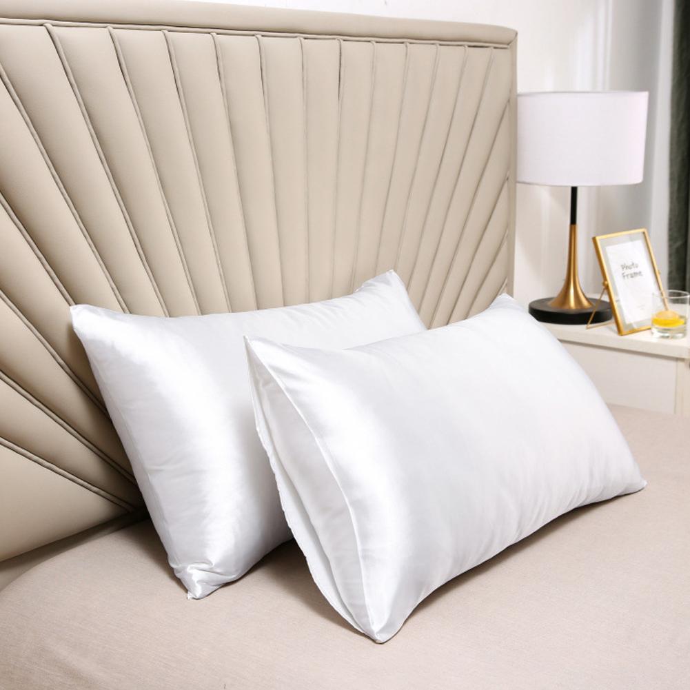 Fronha de cetim luxuosa para p - Satin Silk Pillowcase Hair Skin avaliação e preço