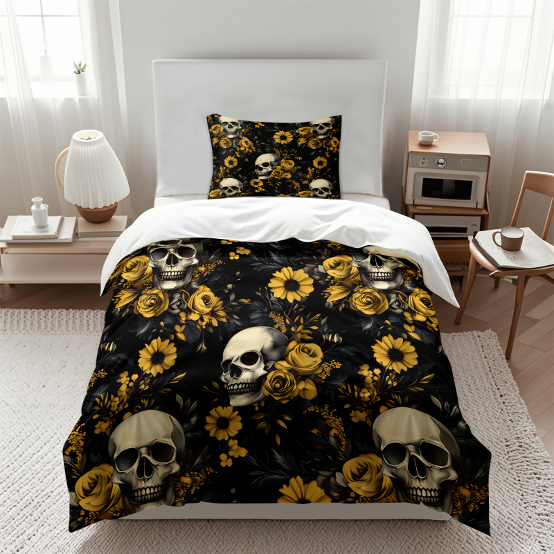 Conjunto de Capa de Edredom Fl - Aesthetic Floral Duvet Cover avaliação e preço