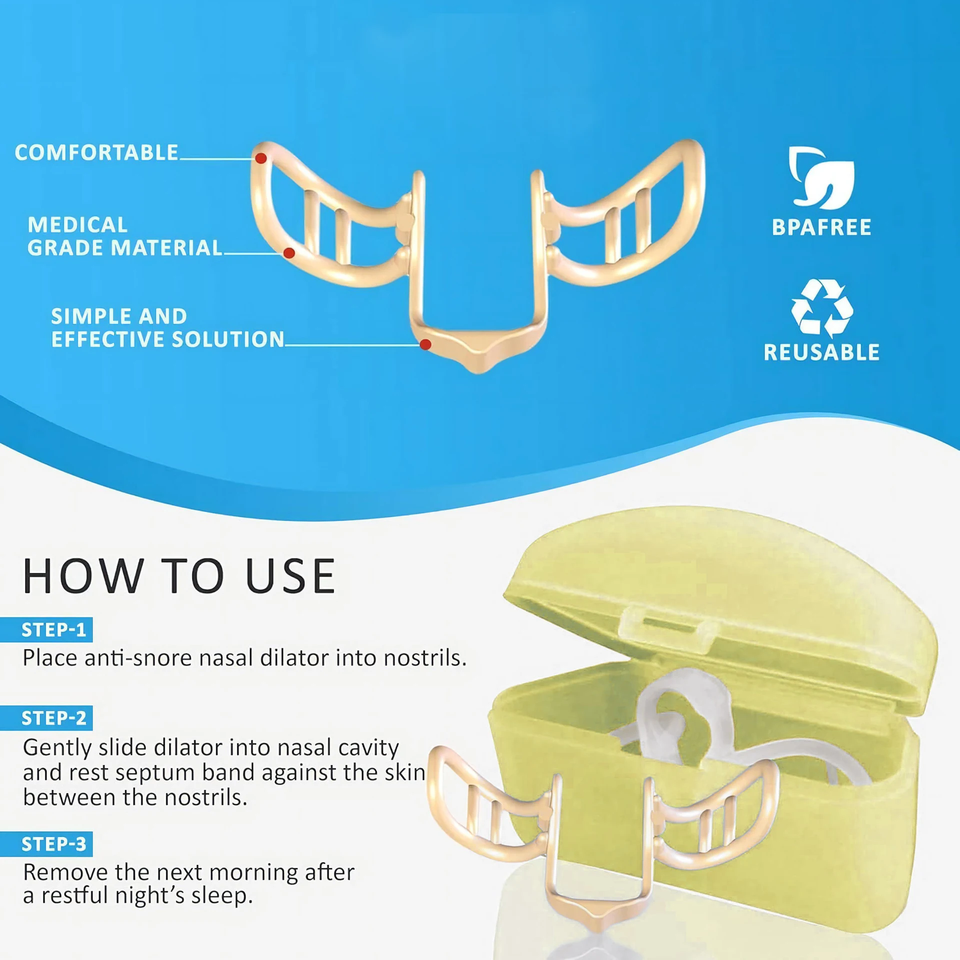 Anti ronco dilatador nasal par - Anti Snore Contour Pillow avaliação e preço