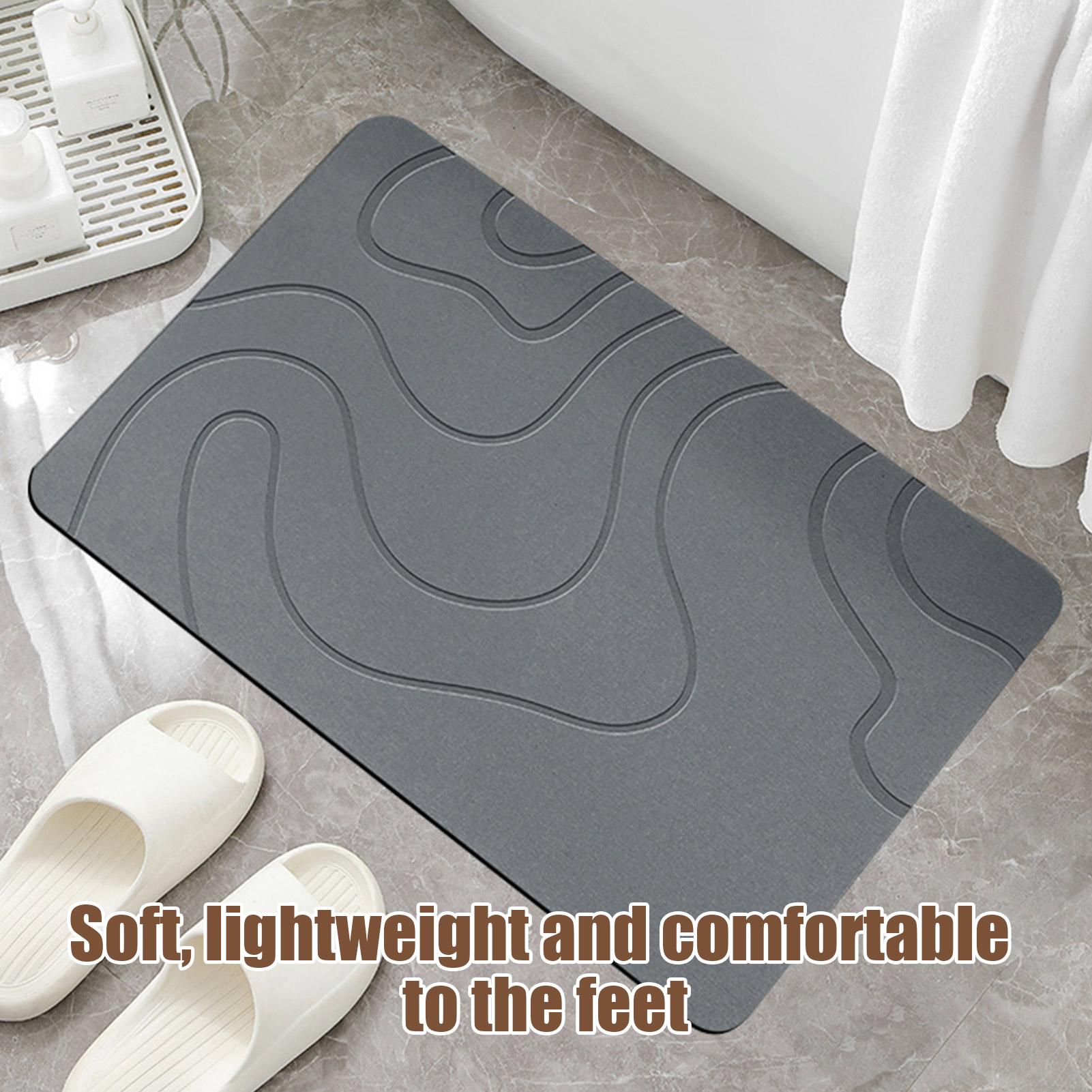 Tapete de banho de pedra de se - Quick Dry Diatomite Bath Mat avaliação e preço