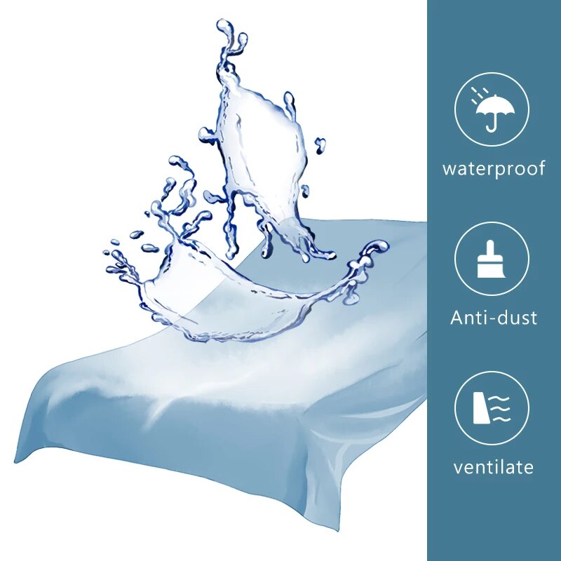 Impermeável cabido folha cama  - Waterproof Mattress Protector Breathable avaliação e preço
