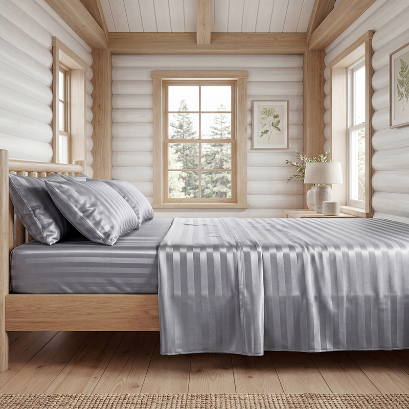 Conjunto de Lençóis de Cetim L - Fitted Bed Sheets Deep Pocket avaliação e preço